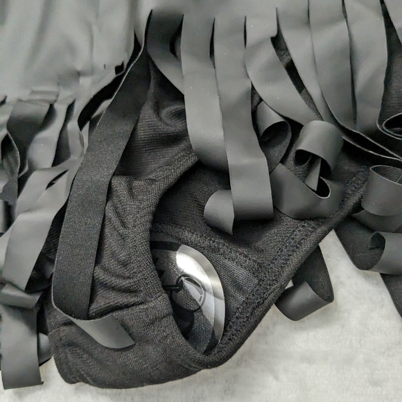 NWT. Asymmetrical fringe skort. BRANDIS CLUBEXX. Size small. - Picture 6 of 6